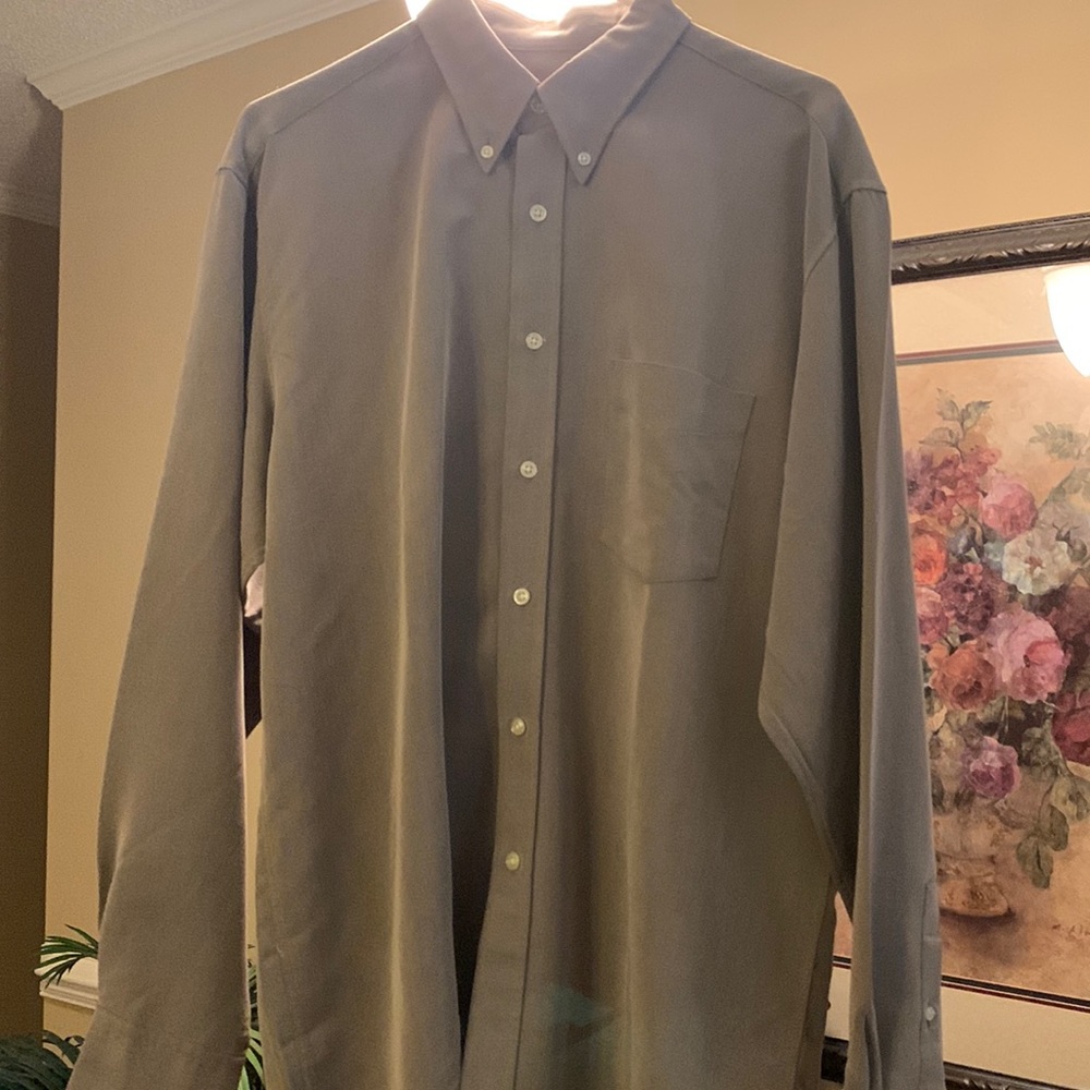 Mens long sleeve grey shirt
